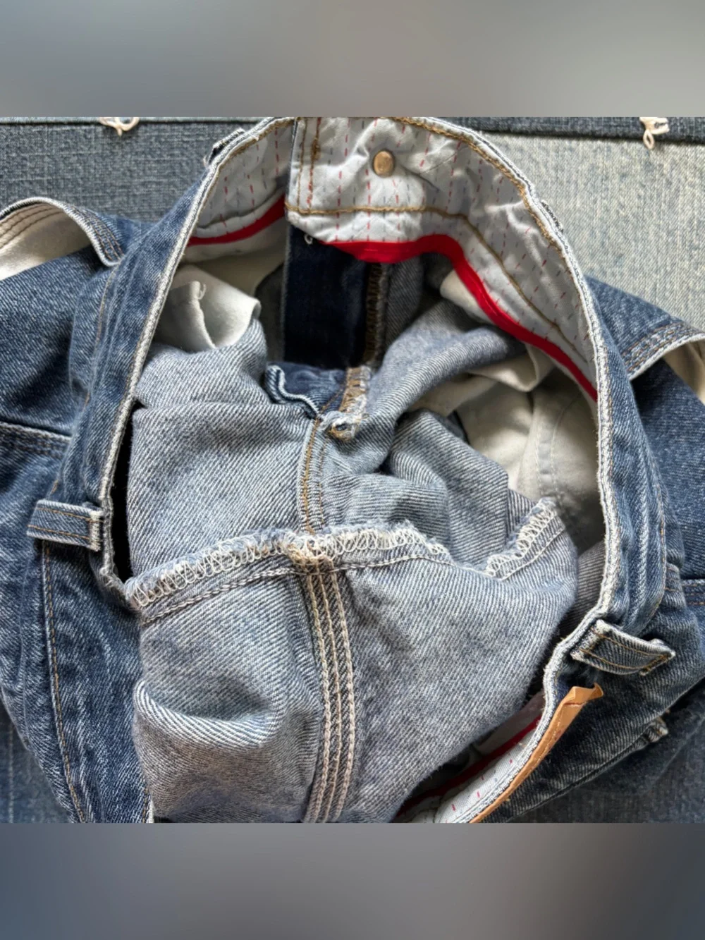 denim shorts